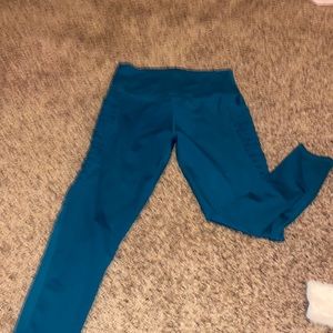 turquoise leggings